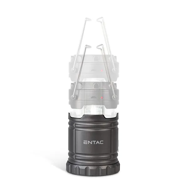 Entac Camping Lantern Solar Powered Plastic 5v - 18650 holds.