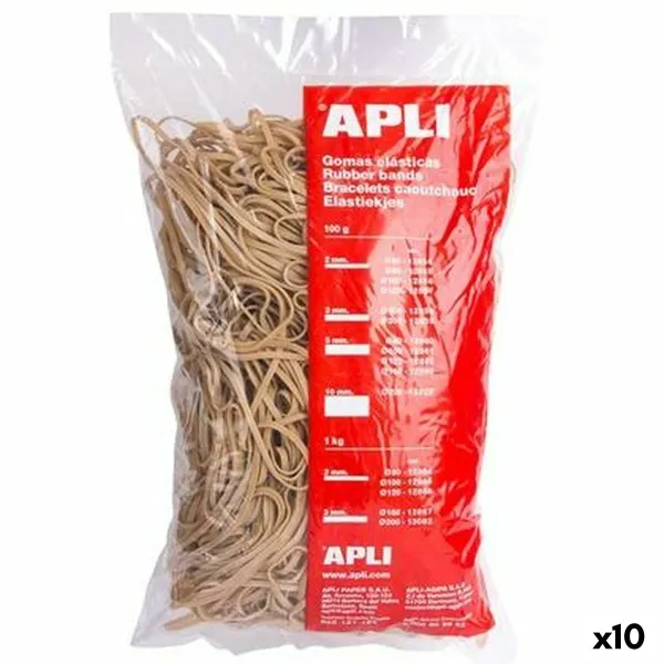 Elastinės juostos Apli Ruda 160 x 3 mm (10 vnt.)