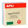 Стикеры для записей Apli FUNNY Разноцветный 75 x 75 mm (48 штук)