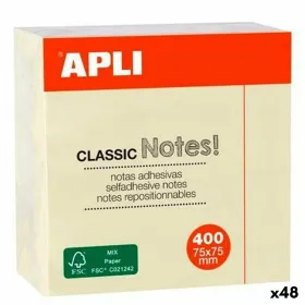 Tarralaput Apli CLASSIC Keltainen 75 x 75 mm (48 osaa)