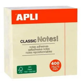 Tarralaput Apli CLASSIC Keltainen 75 x 75 mm (48 osaa)