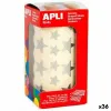 Stickers Apli Gomets Silver Star (36 Units)