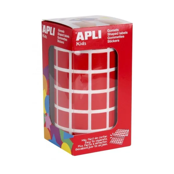 Hаклейки Apli Gomets Красный Квадратный 15 x 15 cm (36 штук)