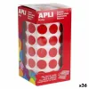 Hаклейки Apli Gomets Красный Круглый (36 штук)