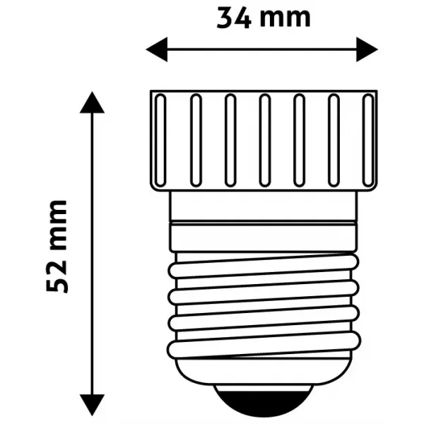 Socket Adapter from E27 to GU10