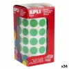 Stickers Apli Gomets Green Circular (36 Units)