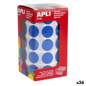 Hаклейки Apli Gomets Синий Круглый (36 штук)