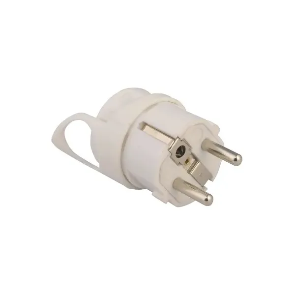 Rewireable IP20 Plug Earthed with Pull tab