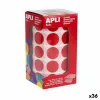 Hаклейки Apli Gomets Красный Круглый (36 штук)