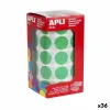 Hаклейки Apli EXTRA PROTECTION Зеленый Круглый (36 штук)