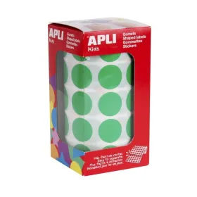 Hаклейки Apli EXTRA PROTECTION Зеленый Круглый (36 штук)