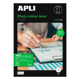 Глянцевая фотобумага Apli Clour Laser A4 100 Листья (9 штук)