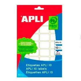 Теги Apli Белый бумага 10 Листья 20 x 50 mm (10 штук)