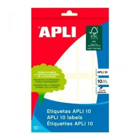 Клейкие этикетки Apli Белый бумага 10 Листья 20 x 75 mm (10 штук)