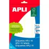 Клейкие этикетки Apli Белый бумага 10 Листья 26 x 54 mm (10 штук)