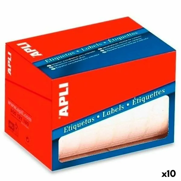 Клейкие этикетки Apli Белый 34 x 53 mm (10 штук)