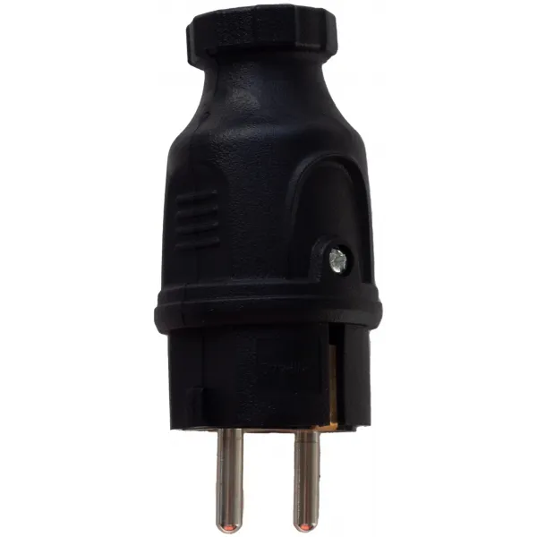 Rewireable IP44 Plug Earthed