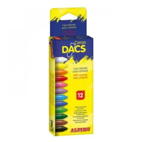 Spalvoti pusiau riebūs pieštukai Alpino Dacs Spalvotas (120 vnt.)