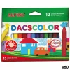 Coloured crayons Alpino Dacscolor Multicolour 12 Pieces (60 Units)