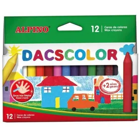 Coloured crayons Alpino Dacscolor Multicolour 12 Pieces (60 Units)