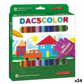 Spalvoti pusiau riebūs pieštukai Alpino Dacscolor Spalvotas (24 vnt.)