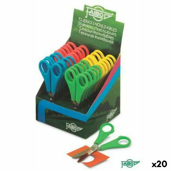 žirklės Faibo Nerūdijantis plienas 13 cm (20 vnt.)