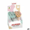 Ножницы Alpino Разноцветный Белый/Оранжевый Нержавеющая сталь 130 mm
