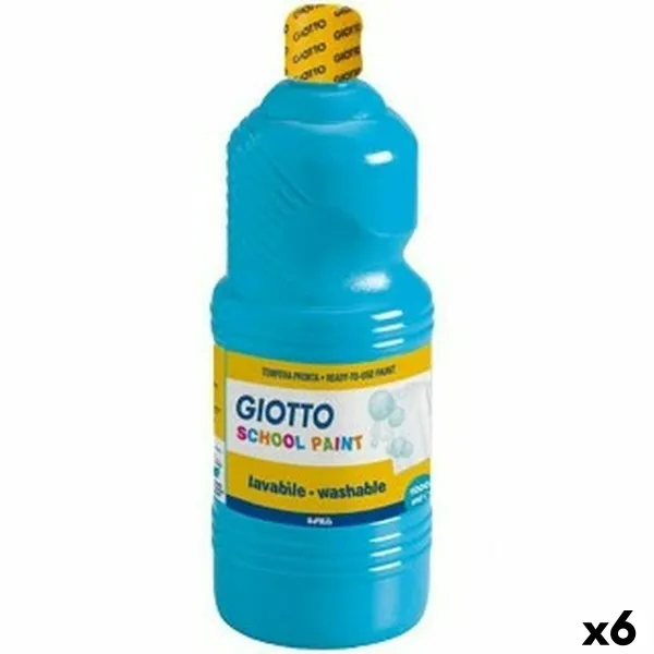 Tempera Giotto Syaani 1 L (6 osaa)