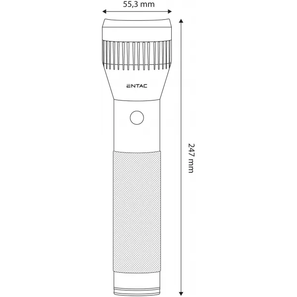 Entac Flashlight 2D Aluminium