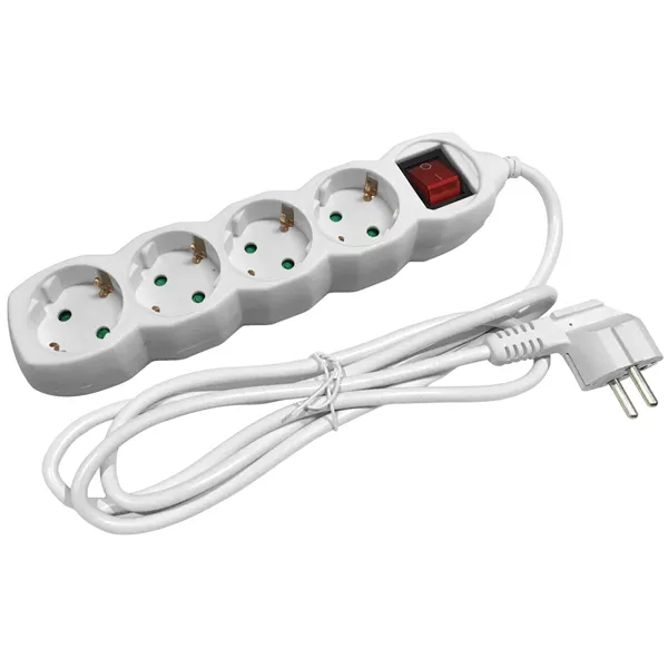 Socket Extension Cord S1 4 Sockets With Switch 5m 3G1.5