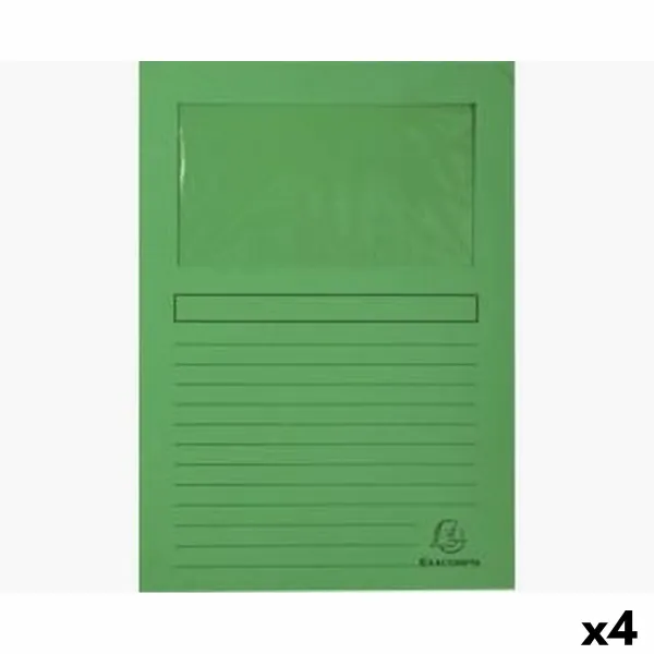 Set of Subfolders Exacompta A4 100 Pieces (4 Units)