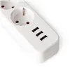 Socket Extension Cord D2 4 Sockets with Switch 1.5m 3xUSB A 3G1.5