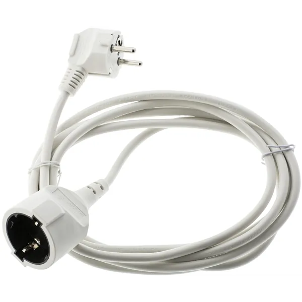 Extension Cord 3m White 3G1.5