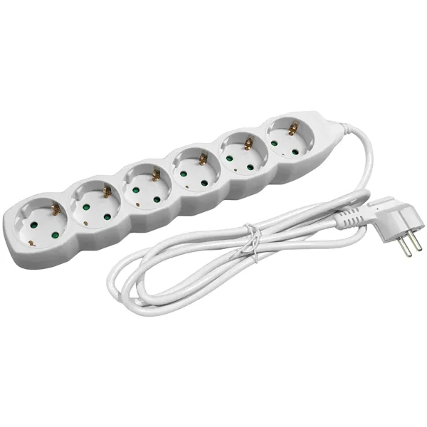 Socket Extension Cord S1 6 Sockets 3m 3G1.5