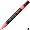 Akryylimaalain POSCA PC-3M Koralli 0,9-1,3 mm (6 osaa)
