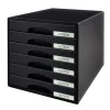 Kumode Leitz Buc de cajones Plus Melns