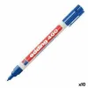 Постоянный маркер Edding 400-03 Синий 1 mm (10 штук)