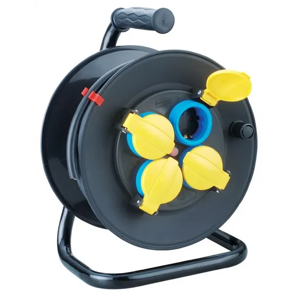 Socket IP44 Cable Reel 4 Sockets 20m