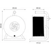 Socket IP44 Cable Reel 4 Sockets 35m