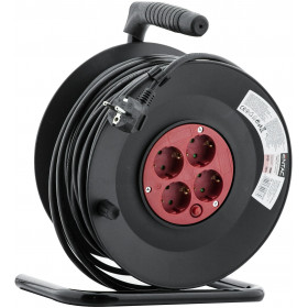 Socket Cable Reel 4 Sockets 50m