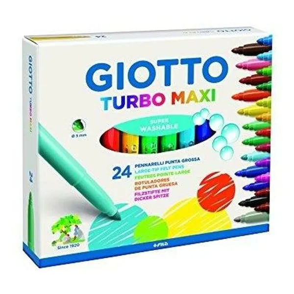Фетр Giotto Turbo Maxi Разноцветный (5 штук)