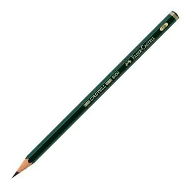Pieštukas Faber-Castell 119005 Šešiakampis 5B Žalia Ekologiškas (12 vnt.)