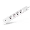 Socket Extension Cord D2 4 Sockets with Switch 1.5m 1xUSB-A x 1xUSB-C 3G1.5