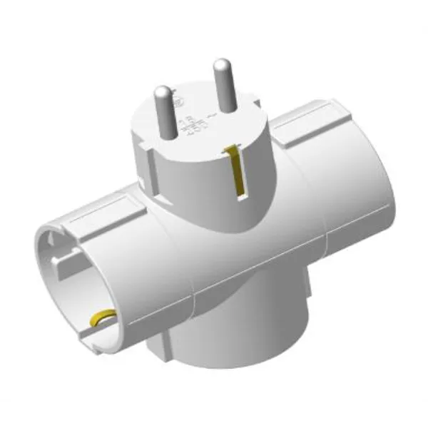 Power Adapter T (3 Earthed) Horizontal