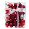 Artezan Christmas Ball 3cm Full Set Red White + Top 30pcs/box