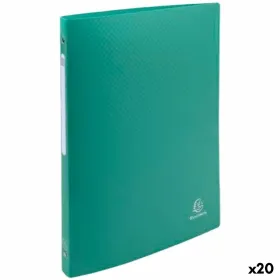 Žiedinis segtuvas Exacompta Tamsiai žalia A4 (20 vnt.)