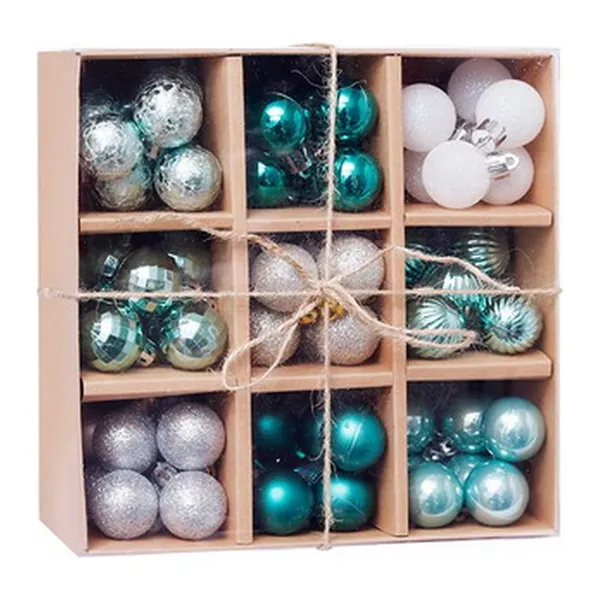 Artezan Christmas Ball 3cm Carton Display Light Blue Mix 99pcs/carton