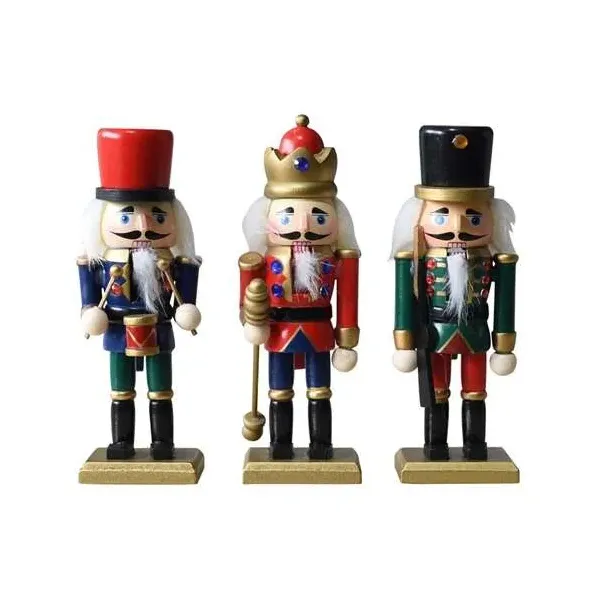 Artezan Wooden Nutcracker 15cm 3pcs/box