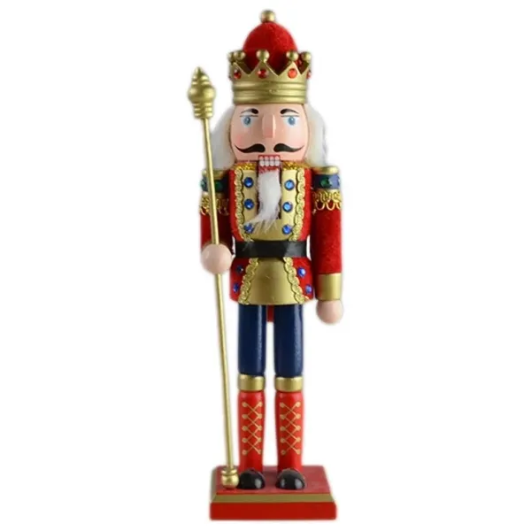 Artezan Wooden Nutcracker with Crown 30cm 1pcs/box