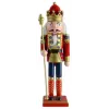 Artezan Wooden Nutcracker with Crown 30cm 1pcs/box